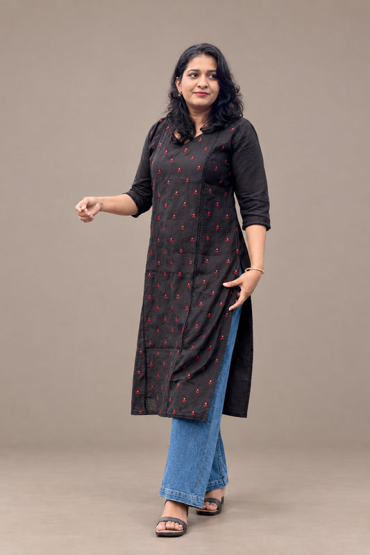 New affordable Black kurthi