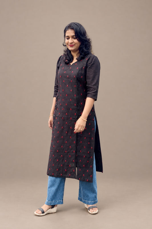 New affordable Black kurthi