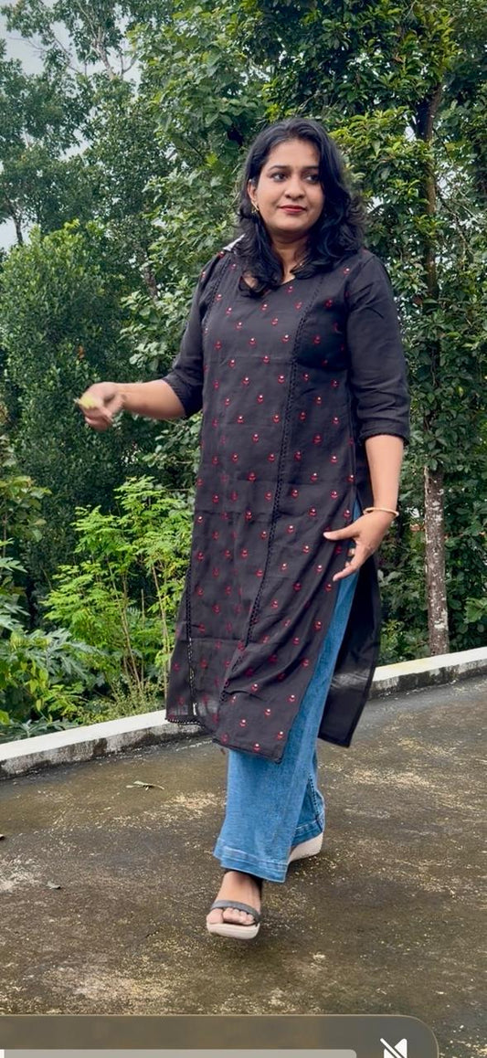 New affordable Black kurthi