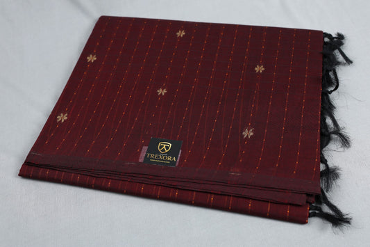 SAR_ darkblue_036✨ Pure Cotton Saree Collection ✨