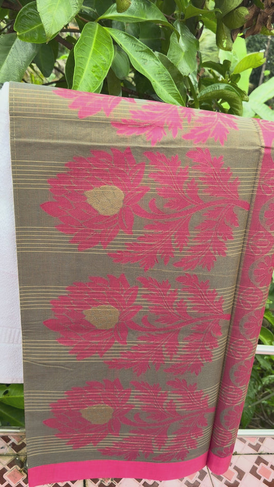 ✨ Pure Cotton saree