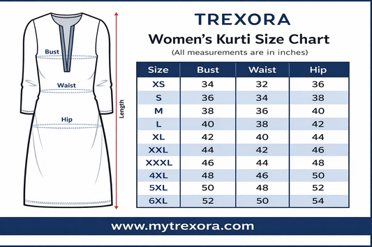 TREXORA Affordable Kurti – Stylish Women Ethnic Wear ₹695