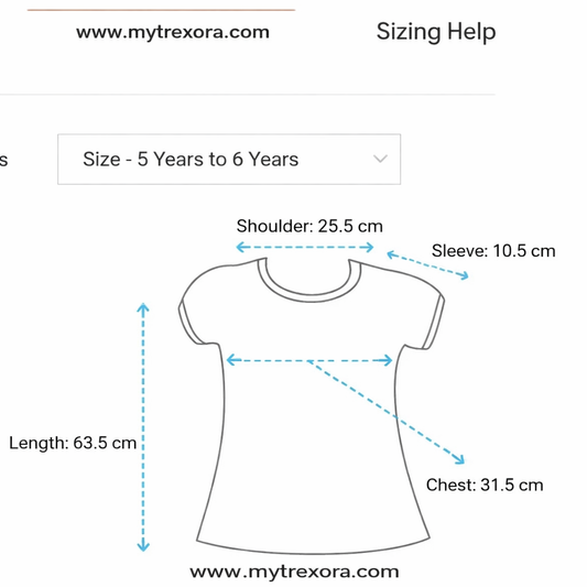 Hand Block Indigo Blue Cotton dress For kids